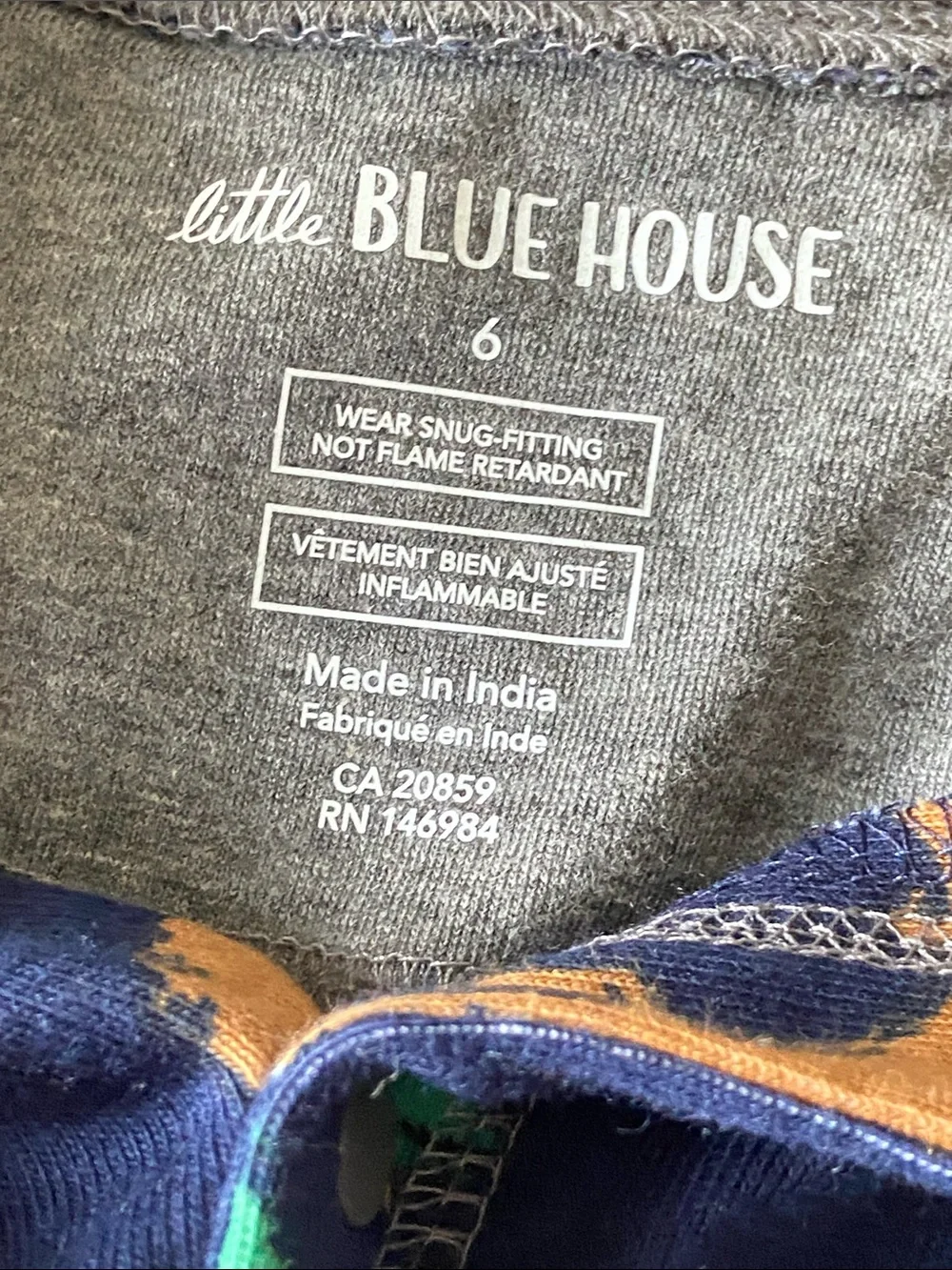 Little Blue House/Hatley kids' union one piece all-over wild print Size 6 kids